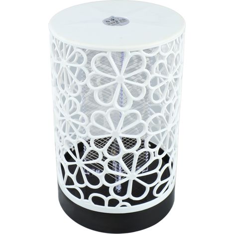 Lampe anti-insectes violette USB 360° à décharge électrique pour la maison et le camping (1/5)