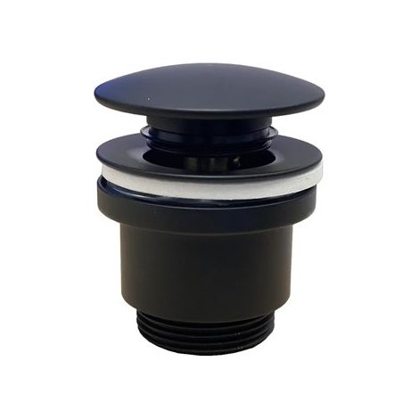 TECNOAGUA Válvula Click-clack de latón color negro 1 1/4” T-301B58103