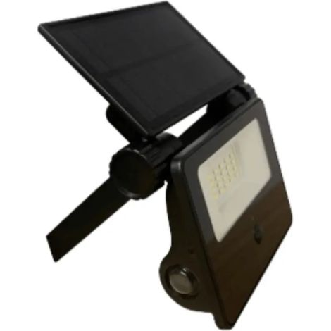 Foco Led Con Panel Solar 10w 6500k Ip54 Silver 174009