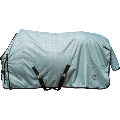 135 cm, Sage 5412: Couverture de paddock imperméable en polaire à l'intérieur et tissu extérieur 600 deniers Modèle grand confort (1/5)