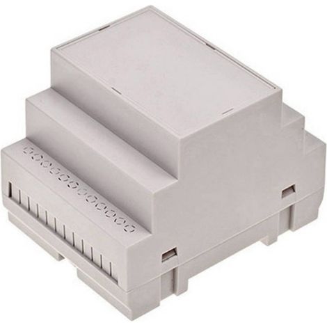 TRU COMPONENTS TC-7910880 Contenitore da guida DIN 70 x 90 x 65 ABS-V0 Grigio 1 pz. (1/3)
