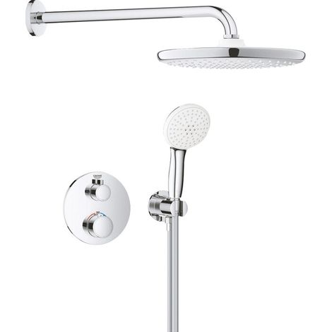 Ensemble de douche - Grohtherm - GROHE - Avec tempesta 250 - 2 jets