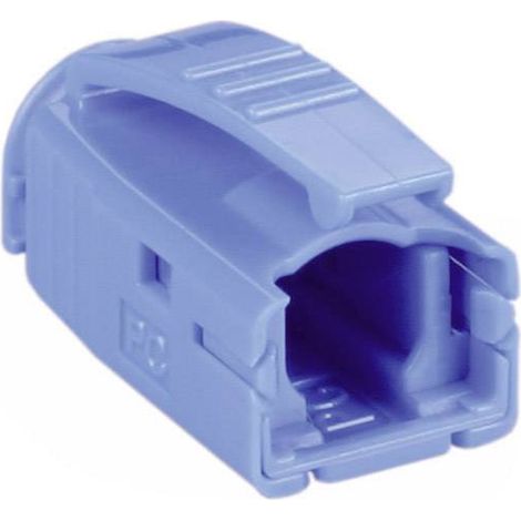 Passe-câble anti-pliage pour connectique RJ45 Metz Connect 1401008206-E RJ45 bleu 1 pc(s) D22949
