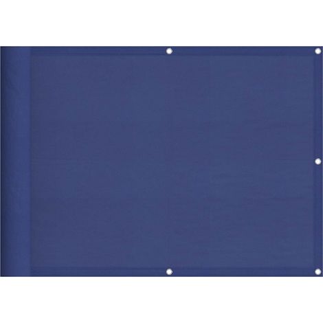 Écran de balcon bleu 75x800 cm 100% polyester oxford (1/5)