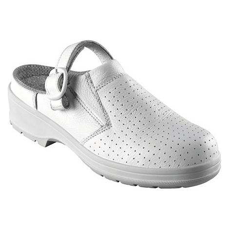 p sabot blanc daurie cuir t39 (1/7)