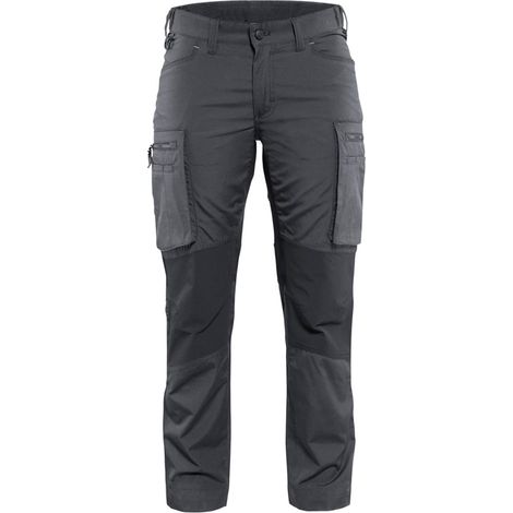 Pantalon de travail maintenance stretch femme 7159 - Gris foncé/Noir S - FR(36) - SE(C34) - Standards (1/5)