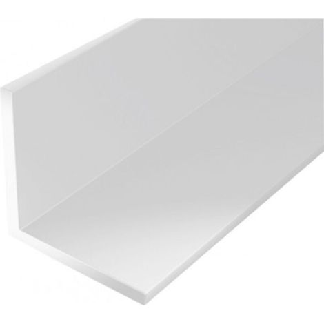 Profilé angle plastique 2000mm – PVC blanc – Protection angles murs – Finition nette pour travaux de finition – Installation facile –