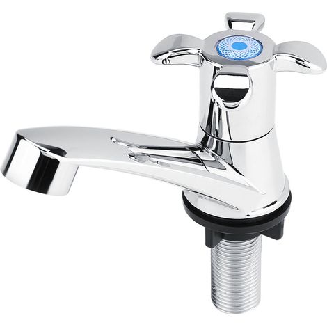 Robinet d'eau froide simple en ABS Blossom G1/2 pour lavabo de salle de bain et évier de cuisine - Accessoire de robinetterie (1/5)
