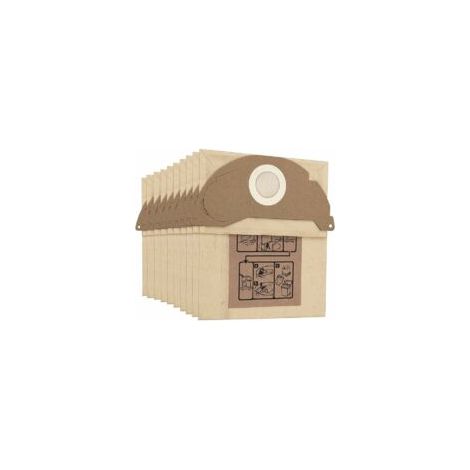Paquete de 10 bolsas de repuesto para aspiradoras Kärcher WD2 MV2 WD2250 A2004 A2054 (6.904-322.0-Crezuo) (1/5)