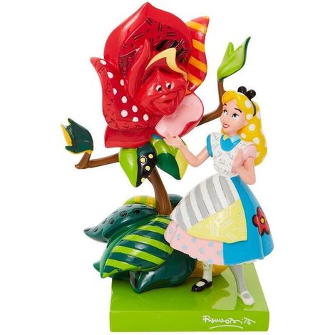 ENESCO, Figura decorativa Alicia hablando con la rosa de Disney