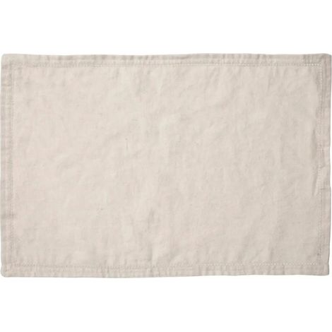 Set de Table en Lin "Elina" 30x45cm Beige (1/3)