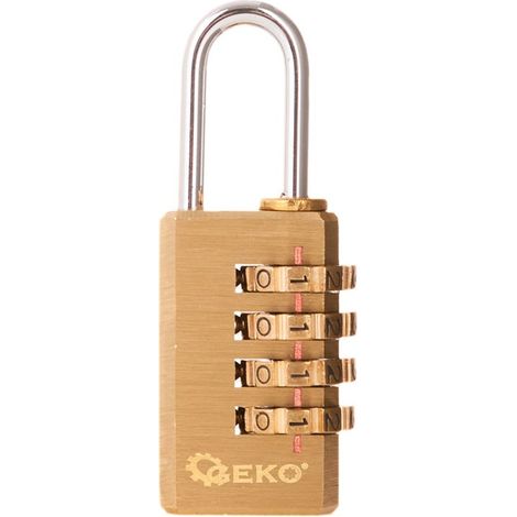 Cadenas en laiton avec combinaison de 21 mm (4 chiffres) (12/144)