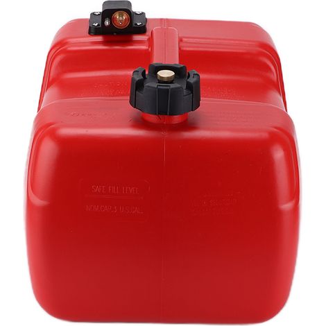 12-Liter-Außenbordmotor-Kraftstofftank von Red Marine, tragbar, leicht, sofort einsatzbereit, Ersatztank (1/5)