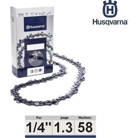 Chaîne tronçonneuse Husqvarna 1/4" 050 58 dents