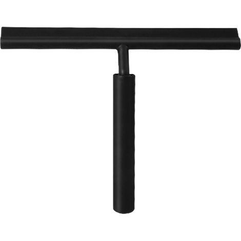 Duschabzieher, ausziehbar (26–92,7 cm), streifenfreie Reinigung von Glastüren, schwarzer Glasabzieher für Dusche, Badezimmer, Fliesen, Spiegel, Fenster, aus Aluminiumlegierung (1/3)