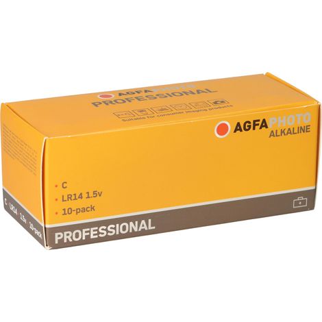 AgfaPhoto Professional LR14 Baby (C)-Batterie Alkali-Mangan  1.5 V 10 St.