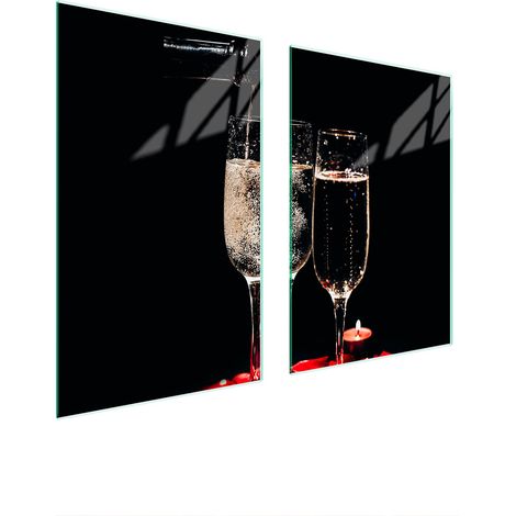 PLACA PROTECTORA DE VIDRIO PARA COCINA 65x52 VINO (1/5)