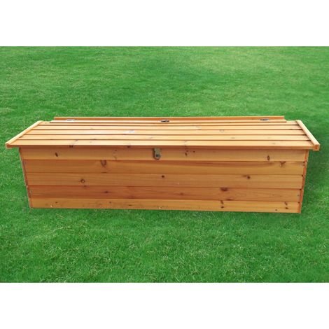Animal Valley – Pondoir supplémentaire pour poulailler Bassette XXL – En bois – Dimensions L. 137,5 x l. 32 x H. 40 cm – Pour 6 poules (1/2)
