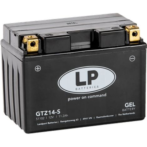 Batterie moto Landport LP GEL GTZ14-S YTZ14S 12v 11.2ah 200A