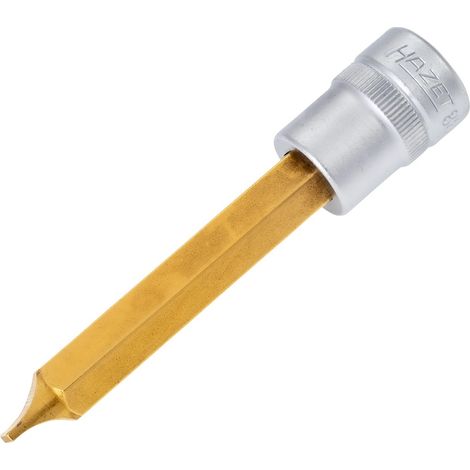 HAZET Schraubendreher-Steckschlüsseleinsatz 8803-1.6X10 Vierkant hohl 10 mm (3 (1/3)