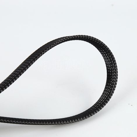 7m 3mm-9m manchon de câble tressé extensible manchon de câble protecteur de câble de stockage pour câble de voiture - noir (1/2)