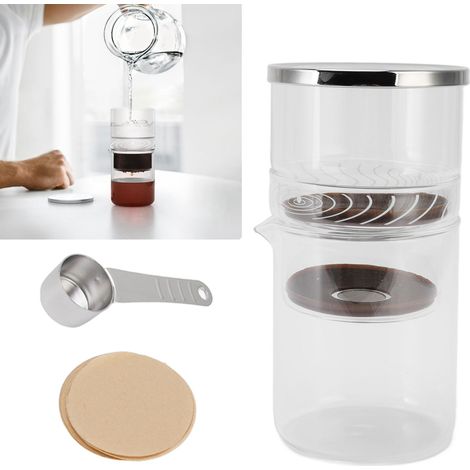 Cafetière à infusion glacée en verre borosilicate, pour une texture soyeuse. (1/5)