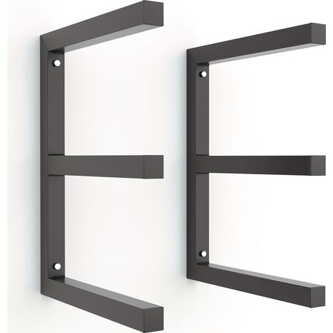 Wandhalterung für Brennholz 2er-Set, stabil, Traglast bis 660LB, für Werkstatt, Garage & Lager (1/4)