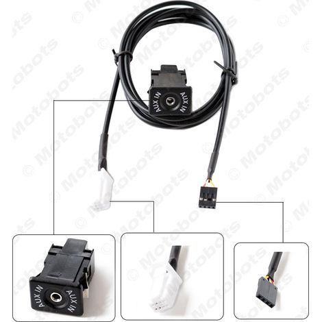 Compatible with Suzuki Swift/Jimny/Vitra/Clarion CD players 8-pin AUX cable AV AUX adapter (1/3)