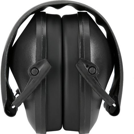 Ortviai Protecteur Auditif Pliable pour Environnements Bruyants – Modèle 0801, Noir, ABS et Cuir Synthétique (1/3)