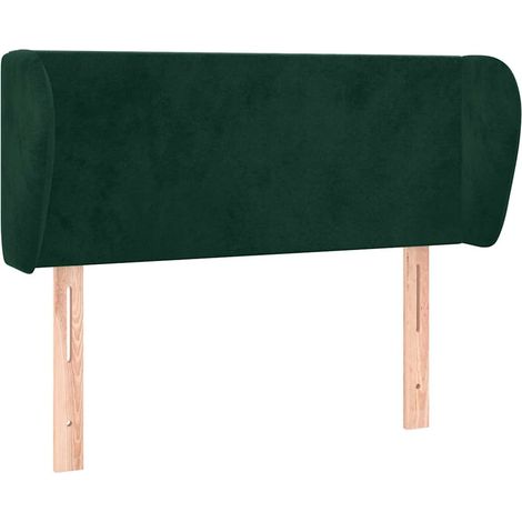 Maison Exclusive - Kopfteil mit Ohren Dunkelgrün 83x23x78/88 cm S (1/5)