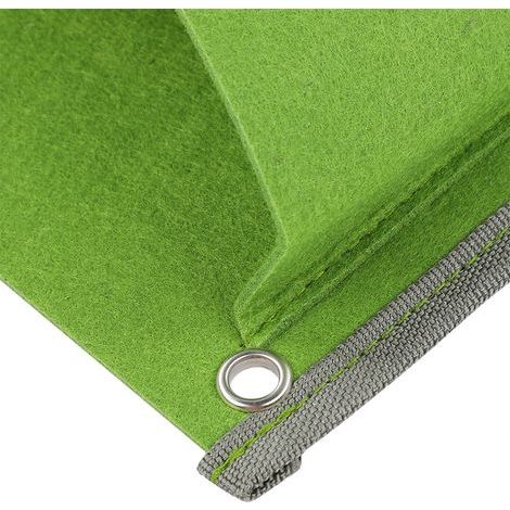 Pochette murale en feutre respirant 7 poches pour plantes - Résistante à la corrosion, idéale pour le paysagisme (1/5)