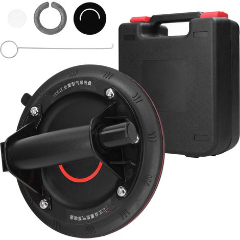 Ventouse à vide de 200 mm de diamètre, capacité de charge élevée de 200 kg, outil de levage robuste pour carreaux de céramique, granit et verre. (1/5)