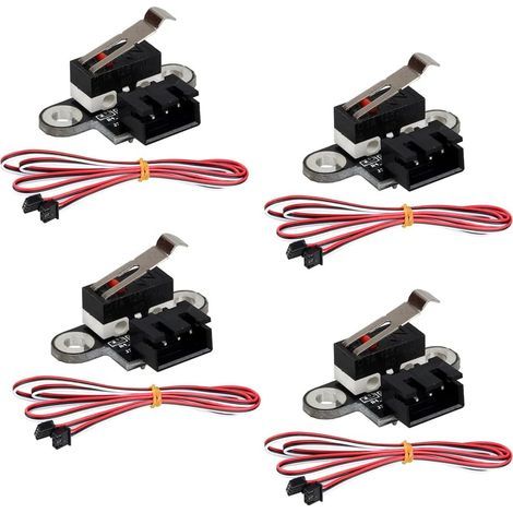 4 pièces CNC3018plus Accessoires de Machine de Gravure Interrupteur de Fin de Course mécanique Vertical Interrupteur de réinitialisation de Course Tactile Vertical (1/5)