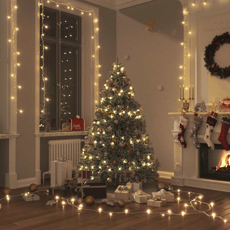LED-Lichterkette mit 1000 LEDs Warmweiß 100 m PVC (1/5)