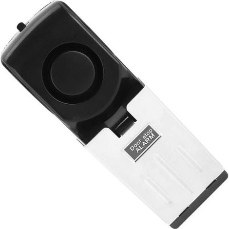 Alarme de porte - Système de sécurité d'alarme d'arrêt de porte Portable 120dB - Noir (1/4)
