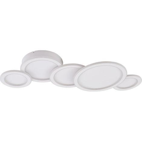 [GEBRAUCHT] B-Ware Lucande Deckenleuchte Lampe Led Weiß Kunststoff Diala Dimmbar 96 Cm