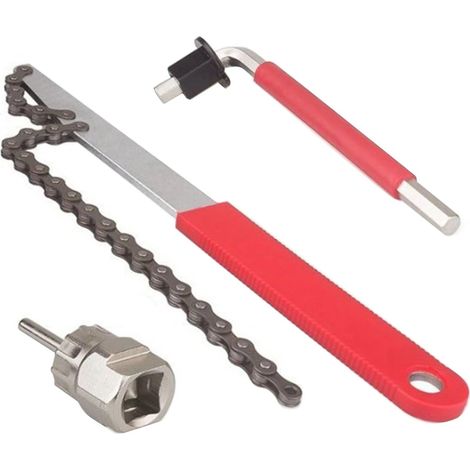 Kit de herramientas para mantenimiento y reparación de bicicletas, conjunto de rueda libre, cadena (1/5)