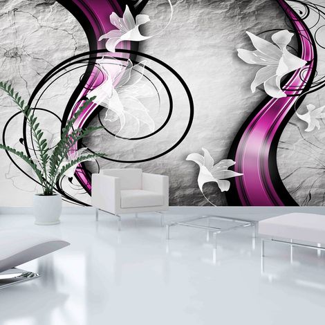 Fotomurale XXL - Flowery Ribbon - 500x280 (1/4)