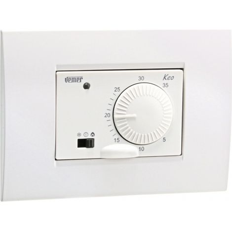 Vemer termostato keo-b da incasso a batterie vn170700