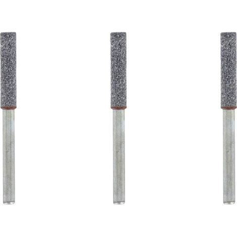 Lot de 3 pierres à affûter pour tronçonneuse (4 mm) – Embout d'affûtage / Lime pour tronçonneuse (1/3)