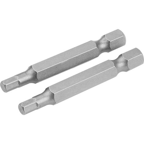 SET 2PZ INSERTI S2 PROLUNGATI ESAGONALI H6X50MM  TOLSEN