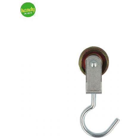 Carrucola Masidef ad 1 Gola in Acciaio con Gancio Girevole Ø 40 mm (1/2)