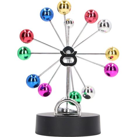 Machine à mouvement perpétuel, batterie USB, double usage, grande roue, jouet d'équilibre, ornement décoratif de table (1/5)