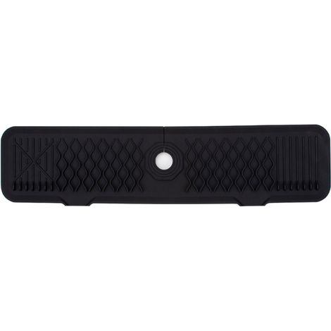 Filiyano-Tapis d'évier en silicone souple et antidérapant pour robinet incliné, idéal pour l'évacuation de l'eau. Tapis de robinet en silicone doux et