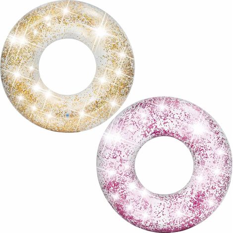 Bouée rose à paillettes (1/5)