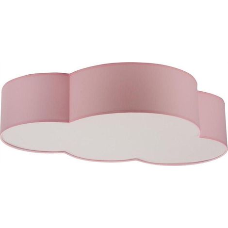 tk-lighting Cloud Pastellpink Deckenleuchte