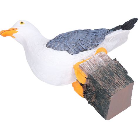 Figurine de Mouette Décorative, Apparence Mignonne et Réaliste, Idée Cadeau Décoration Maritime pour la Maison (1/5)
