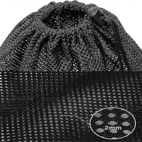 【DENGTU】2 sacs barrière pour pompe, sacs filtrants en maille pour pompe, sacs filtrants pour pompe à poussière, sacs en maille pour pompe (4131cm)-AquaForge (1/3)