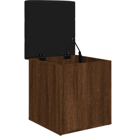 vidaXL Aufbewahrungshocker Eiche Braun 42x42x45 cm Holz