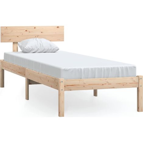 Maison Exclusive - Estructura de cama sin colchón madera maciza 9